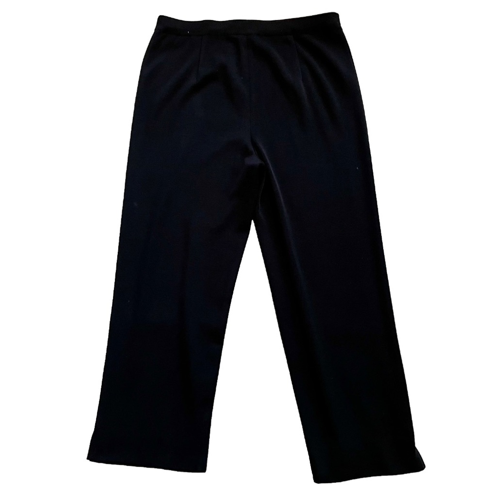EXCLUSIVELY MISOOK BLACK PULL ON DRESS PANTS SIZE XL MINIMALIST MODERN - Picture 2 of 8